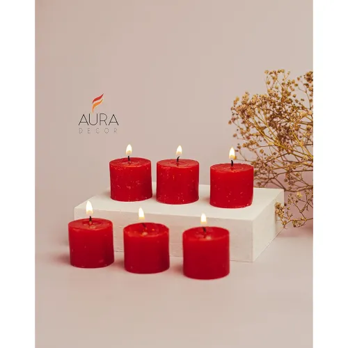 Image of AuraDecor Fragrance Votive Candles (Pack of 6)