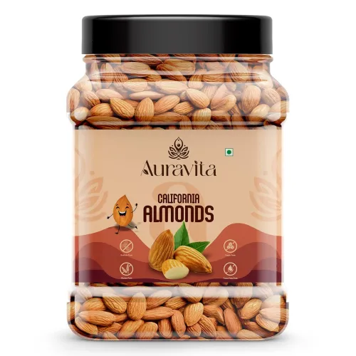 Image of Auravita California Almonds 500gm Po1
