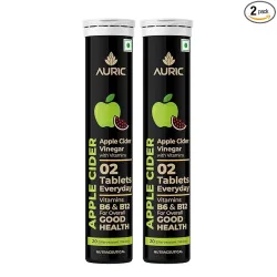 Auric Apple Cider Vinegar With Vitamins, 40 Acv Tablets 