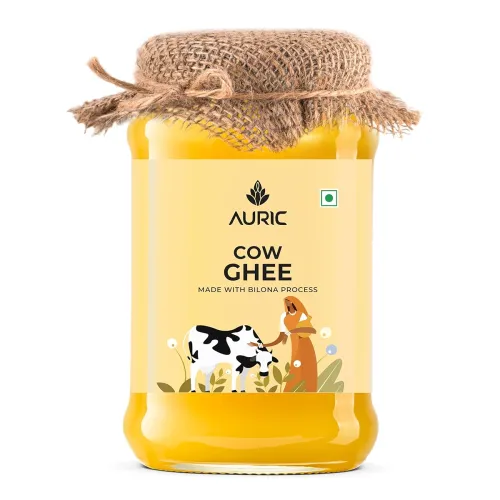 Image of Auric Bilona Cow Ghee 1L Glass Jar