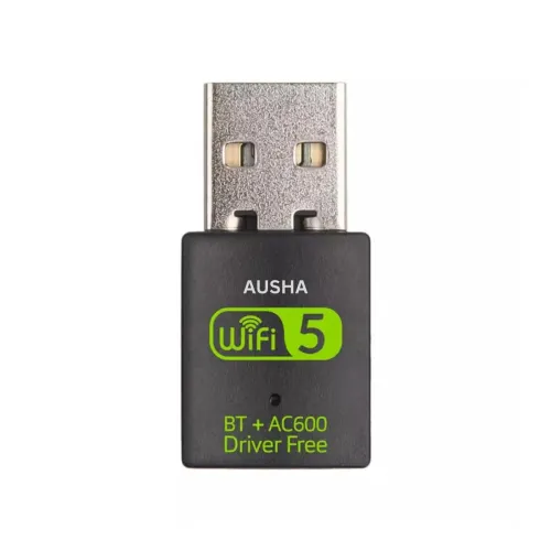 Image of AUSHA USB 5 Ghz WiFi and Bluetooth Adapter