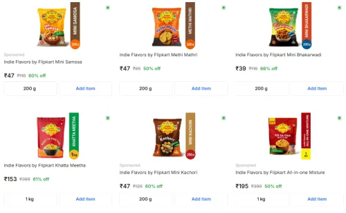 Image of Indie Flavors By Flipkart Snacks & Beverages @ Up to 66% Discount