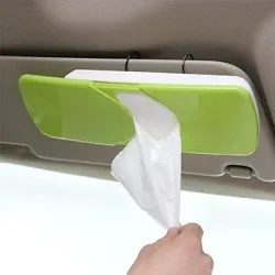 Auto Accessories Car Sun Visor Tissue Box Paper Napkin Holder with Tissue