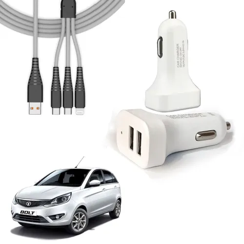 Image of Auto Pearl 2 Ports Fast Car Charger 