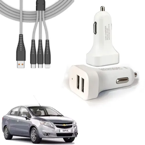 Image of Auto Pearl 2 Ports Fast Car Charger