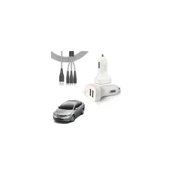 Auto Pearl 2Ports Fast Car Charger 