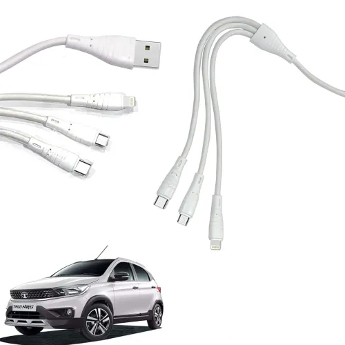 Image of Auto Pearl 3-in-1 Super Charge Cable Micro/Type-C/iPhone