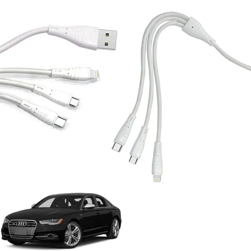 Image of Auto Pearl 3 in 1 Cable Fast Rapid Super Charging Cable 