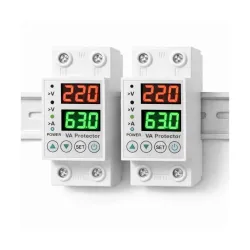 KIKVI Auto Voltage Protector 63A, Adjustable, LED Display, 2 Pack