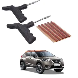 AUTOADDICT Car Bike Auto Tubeless Tire Tyre Puncture Repair Tool Kit Safety Puncture Kit for Nissan MAGNITE