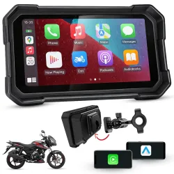 Autofy Motoplay 5 Inch Waterproof Bike Navigation Screen with Wireless CarPlay
