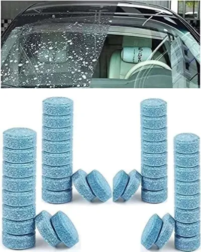 Image of AutoGleam 10 pcs Car Windshield Cleaning Tablets, Car Glass Cleaner Tablet Concentrate Vehicle Glass Cleaner (10 g)