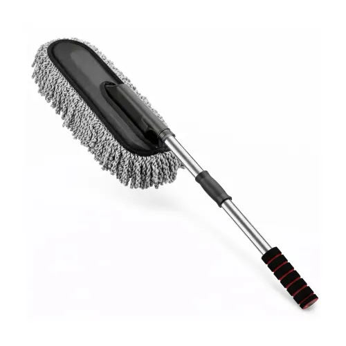 Image of AutokraftZ Microfiber Car Duster Flexible Handle Cleaning Tool