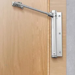 Automatic Door Closer with Adjustable Spring Tension 180 Degree Metal Door Closing Mechanism
