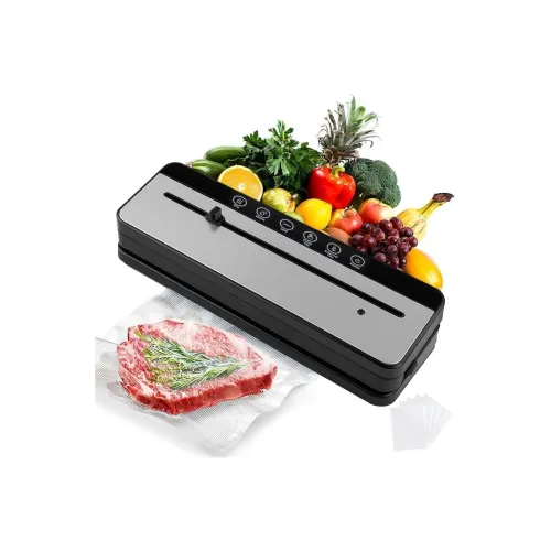 Image of Automatic Vacuum Sealer Machine for Food Storage with Sealing Bags
