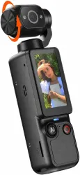 Autovynk Pocket Vlogging Camer Pocket Vlogging Camera Q7 2.5K UHD Pocket Vlogging Camera 2000mAh 180° Rotating Sports and Action Camera (Multicolor, 5 MP)