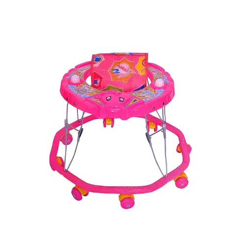 Image of AVANI METROBUZZ Baby Walker with Musical Toy Bar (Pink)