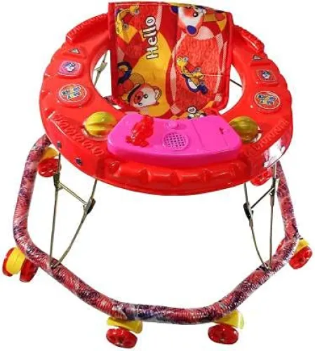 Image of AVANI METROBUZZ Music Walker with Parent Rod (Red)