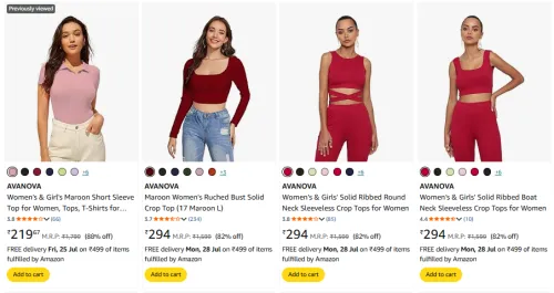 Image of AVANOVA Women's Dreeses Starting @ ₹219