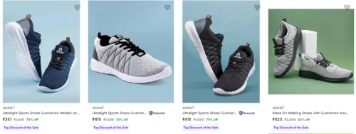 Image of Avant Men’s Shoes at minimum 74% Discount