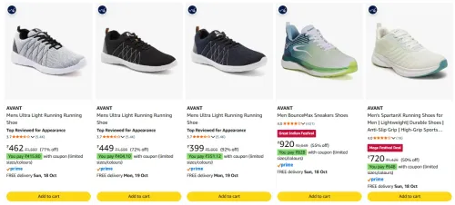 Image of Avant Men's Shoes upto 92% Discount