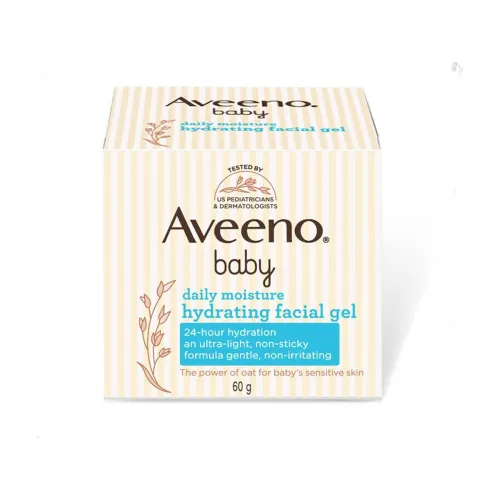 Image of Aveeno Baby Daily Moisture Hydrating Facial Gel I With oat extract for Baby's