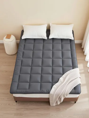 Image of AVI King Size Elastic Strap Polycotton Breathable Mattress Cover