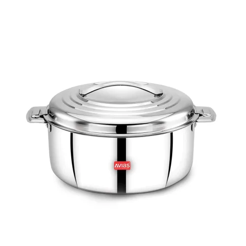 Image of AVIAS Platina Premium 1500ML Double Wall Insulated Stainless Steel Casserole