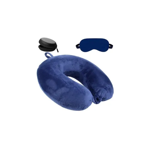 Image of Avolusion Travel Neck Pillow with Eye Mask