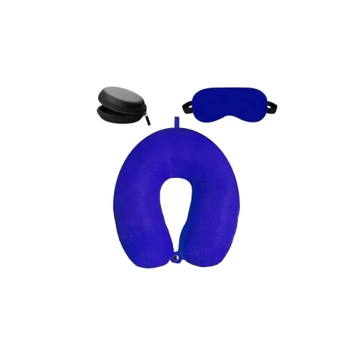 Image of Avolusion Travel Neck Pillow with Eye Mask & Earphone Case