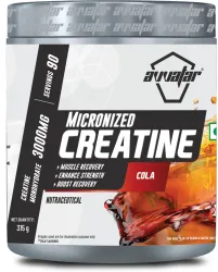 Avvatar Micronised Creatine Monohydrate (Cola) Creatine (315 g, Cola)