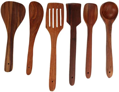 Image of avyanga 6 wooden spatula 