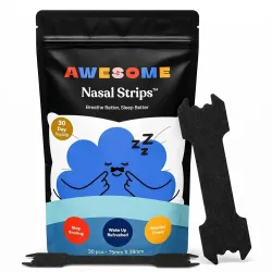 AWESOME Nasal Strips for Snoring Relief & Easy Breathing, 30 Count