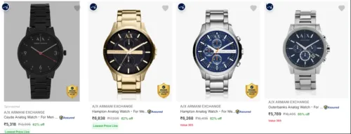 Image of A/X ARMANI EXCHANGE Men's Watch up to 65% Discount