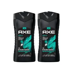 AXE Apollo 3-in-1 Body, Face & Hair Wash | Fresh Sage & Cedarwood Scent