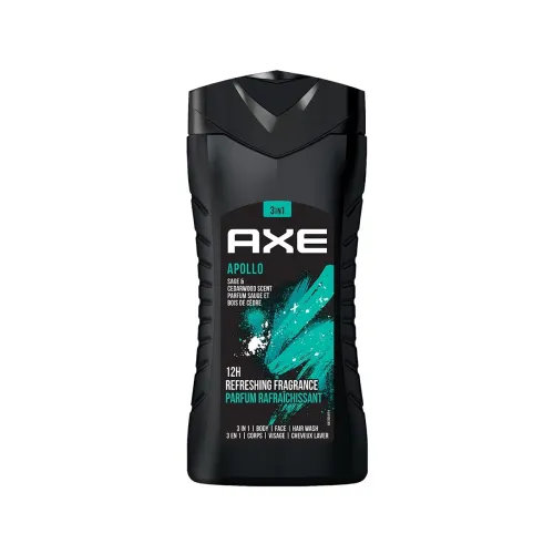 Image of Axe Apollo 3-in-1 Body Face Hair Wash