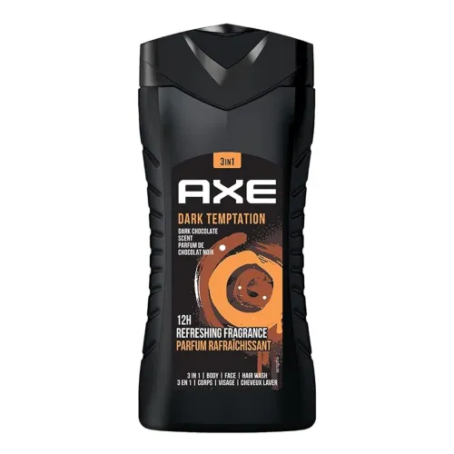 Image of Axe Dark Temptation 3 In 1 Body, Face & Hair Wash for Men