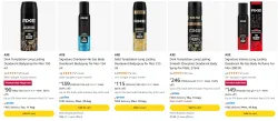 Axe Bodyspray Starting @ ₹90