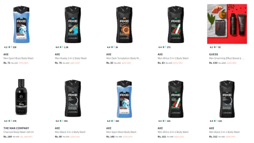 Image of AXE Body Wash And Shower Gel starting @ 71