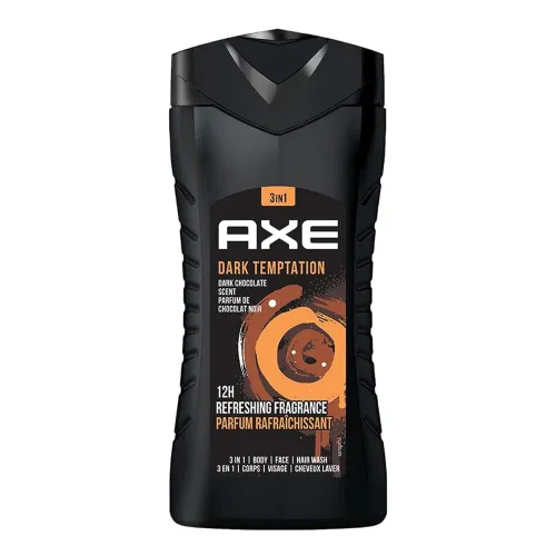 Image of Axe Dark Temptation 3 In 1 Body, Face & Hair Wash for Men