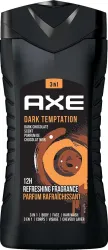 AXE Dark Temptation 3 In 1 Body, Face & Hair Wash for Men, Long-Lasting Fragrance (250 ml)