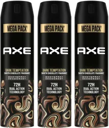 AXE Dark_Temptation Deodorant Spray - For Men (645 ml, Pack of 3)