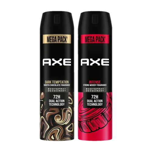 Image of AXE Dark Temptation & Intense Deodorant Spray - For Men (430 ml, Pack of 2)