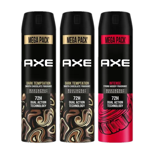 Image of AXE Dark Temptation Intense Deodorant 3-Pack
