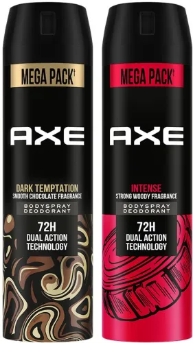 Image of AXE Dark Temptation & Intense Deodorant Spray (Pack of 2)