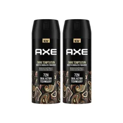 Axe Dark Temptation Long Lasting Deodorant Bodyspray For Men, 150ml (Pack of 2)