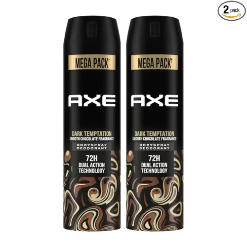 Image of Axe Dark Temptation Men's Deodorant (215ml, Pack of 2)