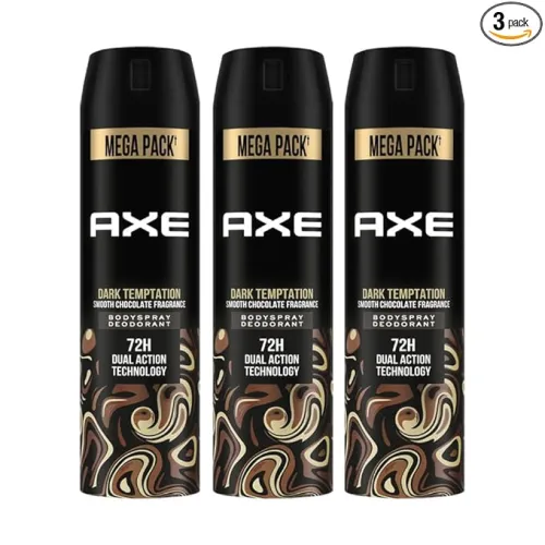 Image of Axe Dark Temptation Men's Deodorant (215ml, Pack of 3)