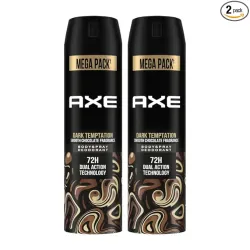 Axe Dark Temptation Mens Deodorant Pack of 2