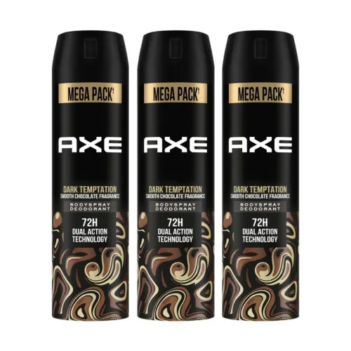Image of Axe Dark Temptation Long Lasting Deodorant Bodyspray Men 215 ml
